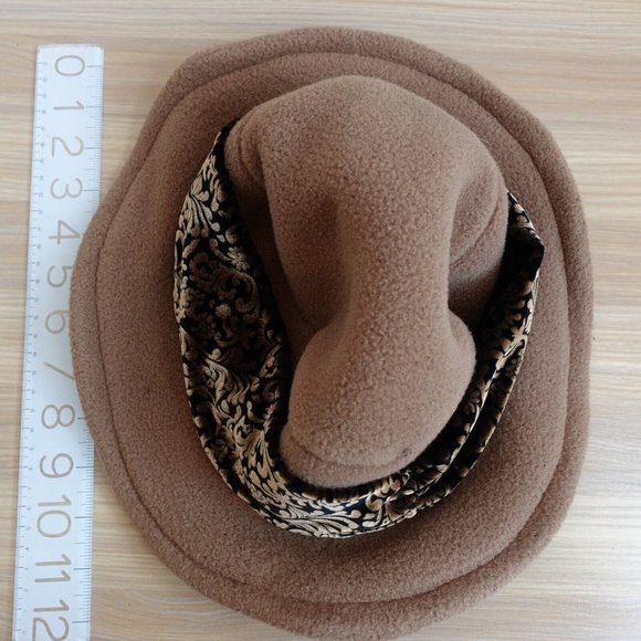 Great Hats Womens Western Fedora Casual  Fleece Brim Trilby Brown Nancy‎ Rood